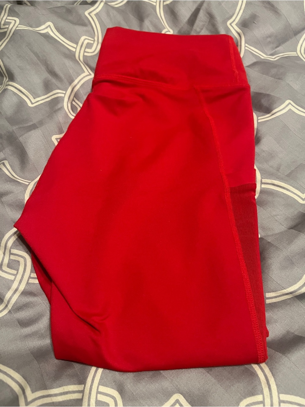 Women's Fabletics Powerhold Red workout leggings size L